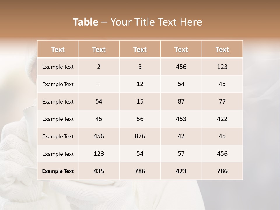 Outdoors Playful Snow PowerPoint Template