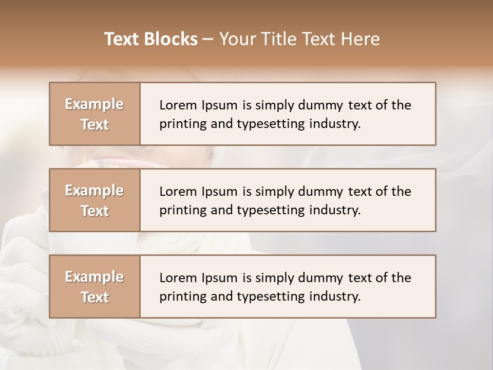 Outdoors Playful Snow PowerPoint Template