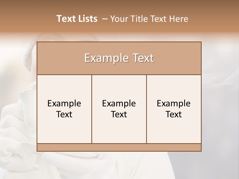 Outdoors Playful Snow PowerPoint Template