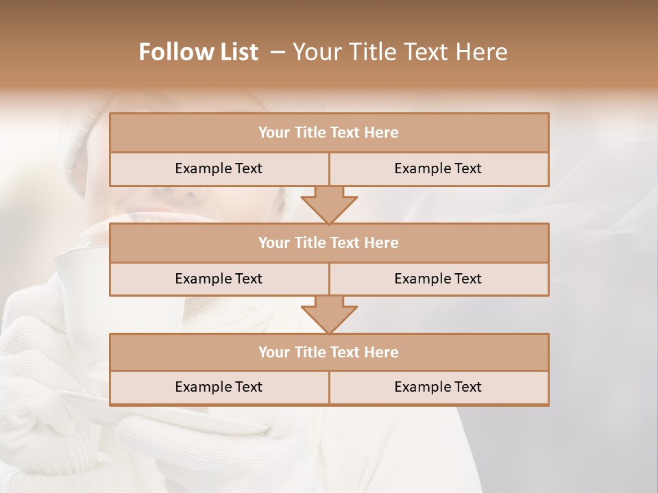 Outdoors Playful Snow PowerPoint Template