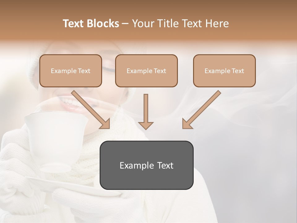 Outdoors Playful Snow PowerPoint Template