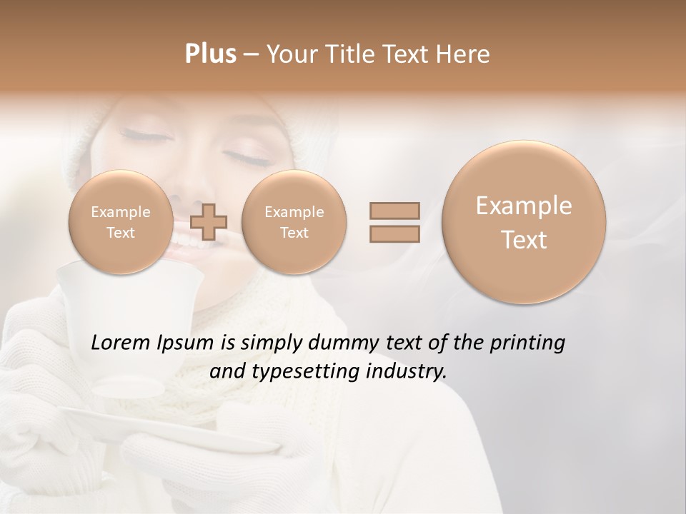 Outdoors Playful Snow PowerPoint Template