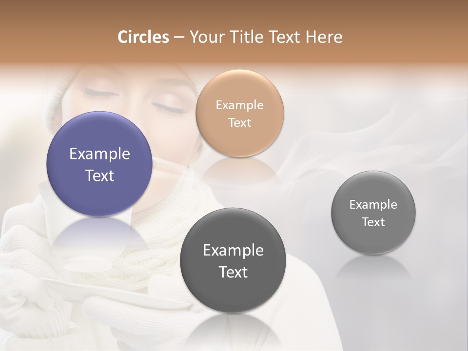 Outdoors Playful Snow PowerPoint Template