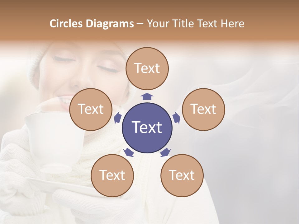 Outdoors Playful Snow PowerPoint Template