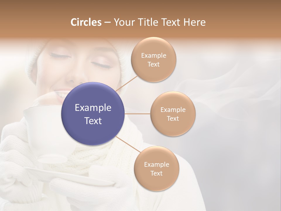 Outdoors Playful Snow PowerPoint Template