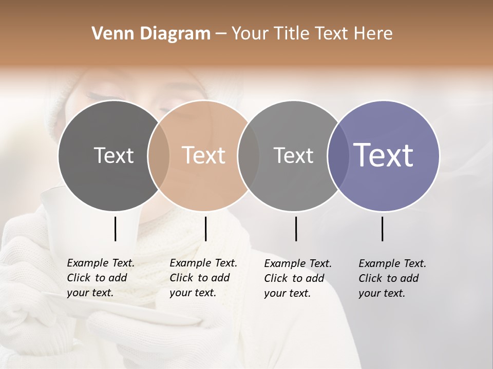 Outdoors Playful Snow PowerPoint Template