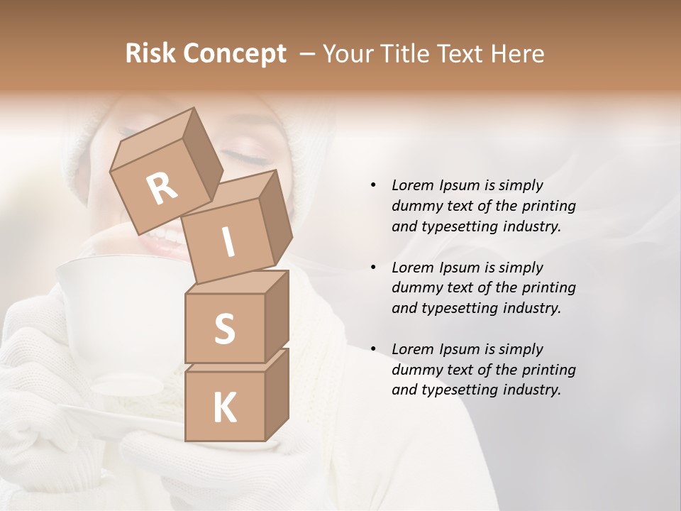 Outdoors Playful Snow PowerPoint Template