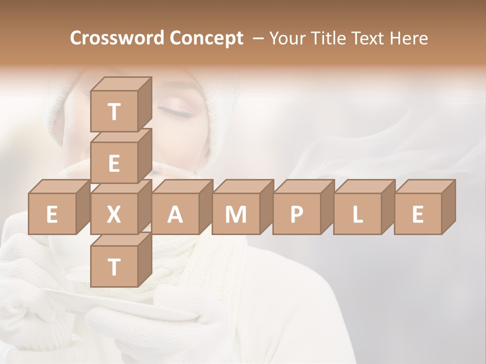 Outdoors Playful Snow PowerPoint Template