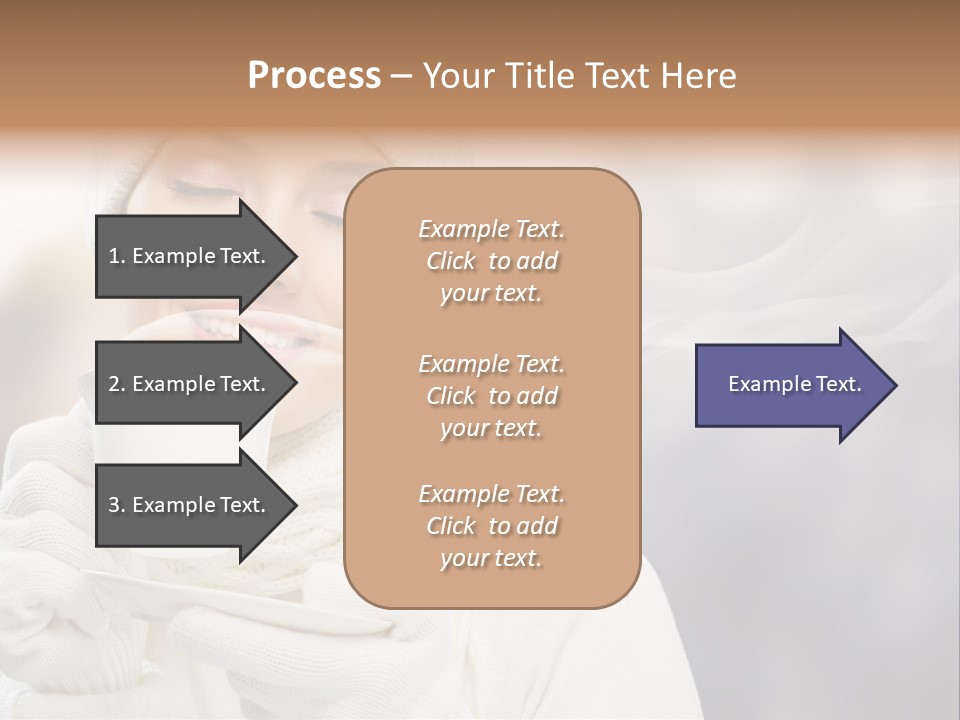 Outdoors Playful Snow PowerPoint Template