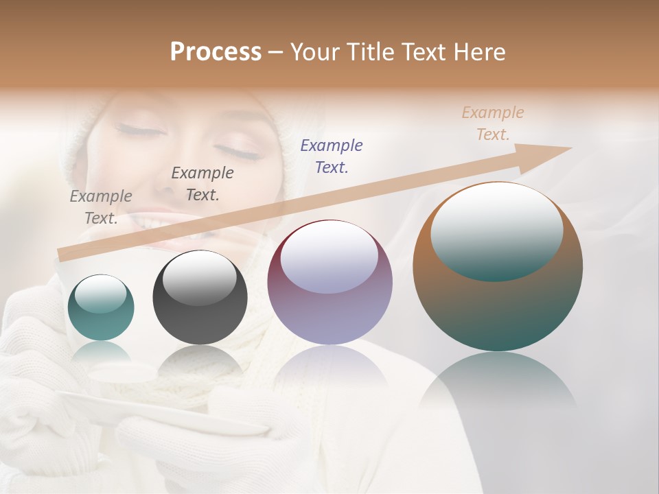 Outdoors Playful Snow PowerPoint Template