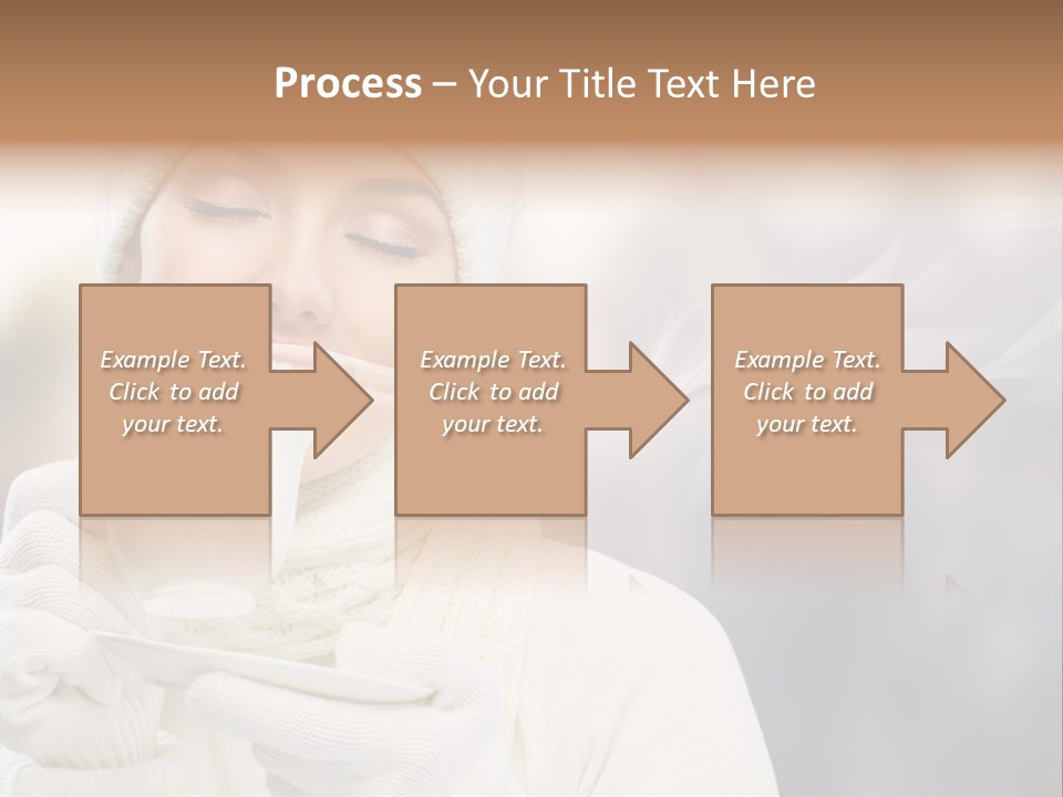 Outdoors Playful Snow PowerPoint Template