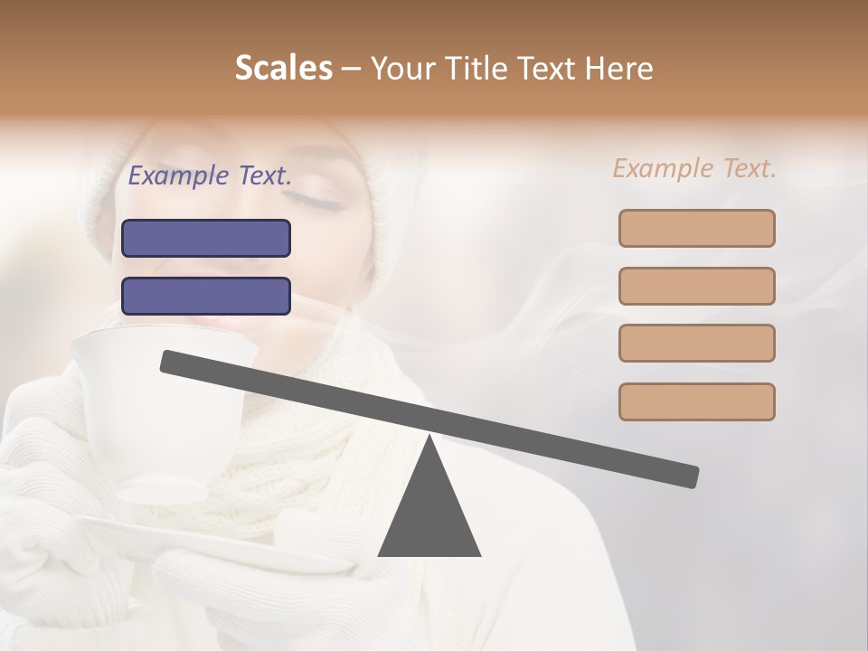 Outdoors Playful Snow PowerPoint Template