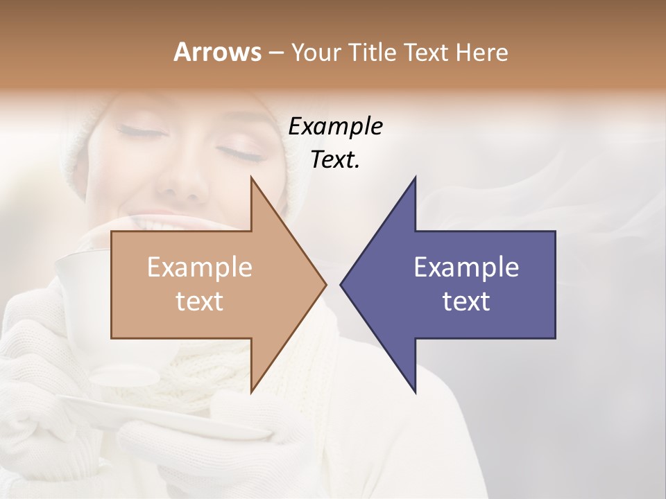 Outdoors Playful Snow PowerPoint Template