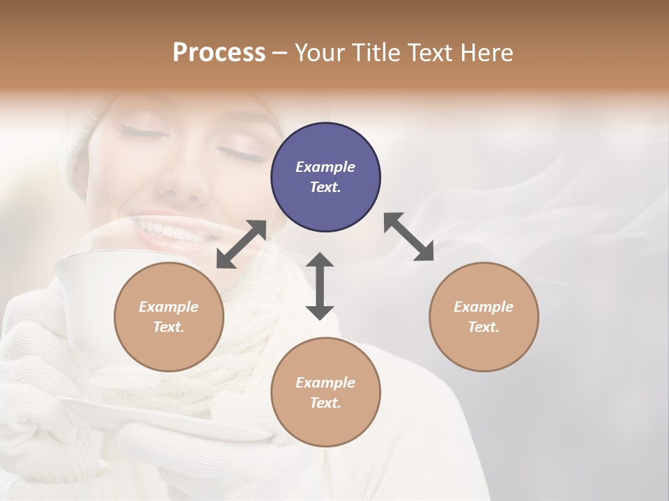 Outdoors Playful Snow PowerPoint Template