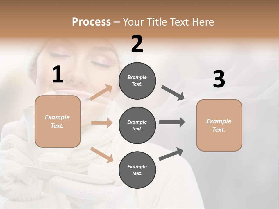 Outdoors Playful Snow PowerPoint Template