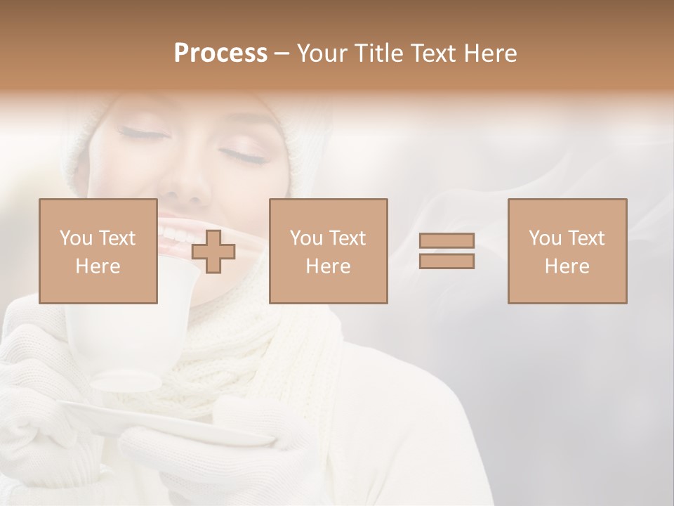 Outdoors Playful Snow PowerPoint Template