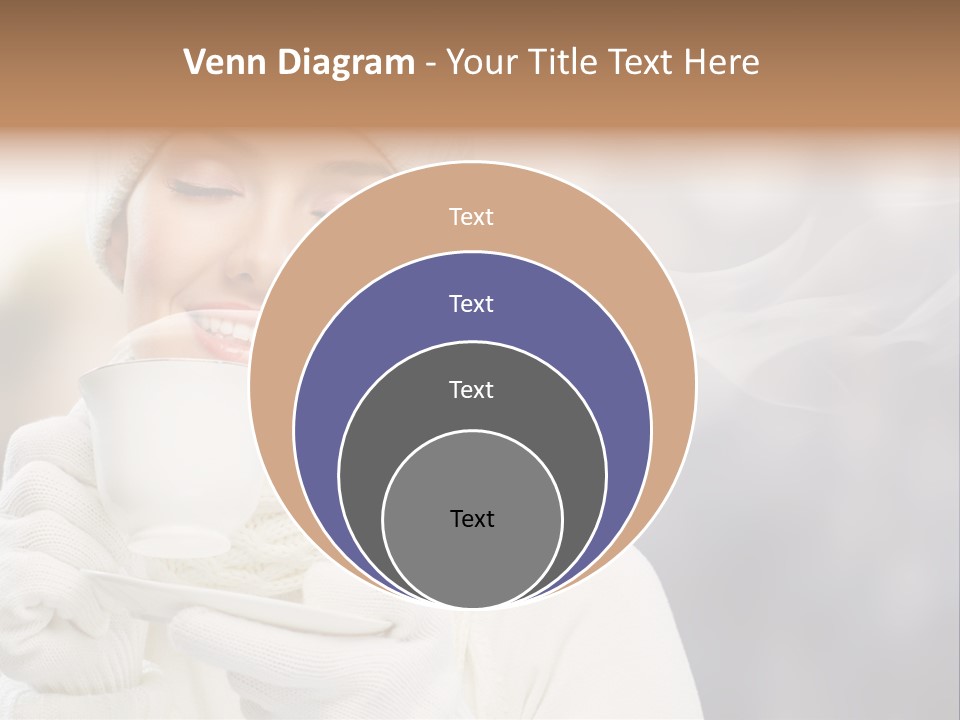 Outdoors Playful Snow PowerPoint Template