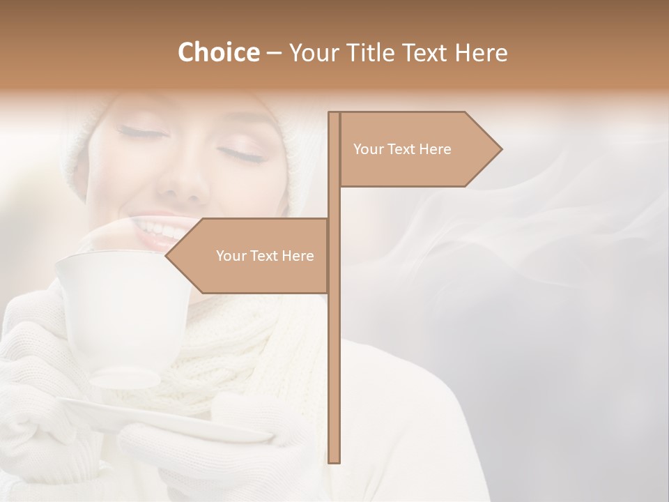 Outdoors Playful Snow PowerPoint Template