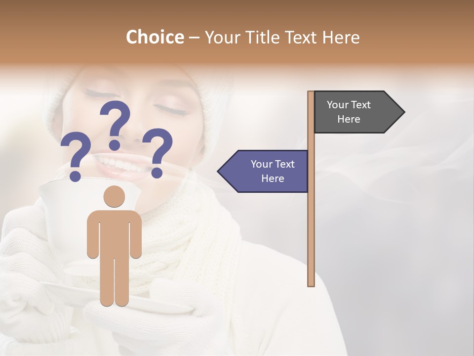 Outdoors Playful Snow PowerPoint Template