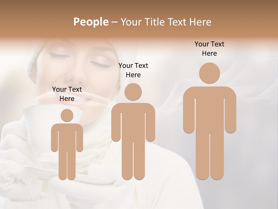 Outdoors Playful Snow PowerPoint Template