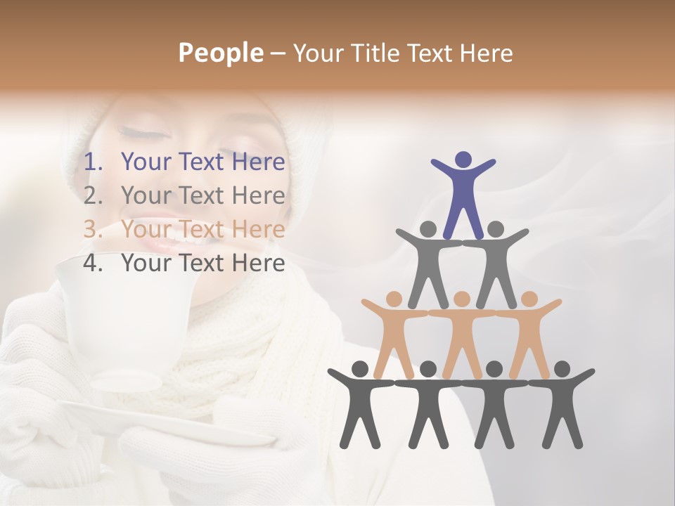 Outdoors Playful Snow PowerPoint Template