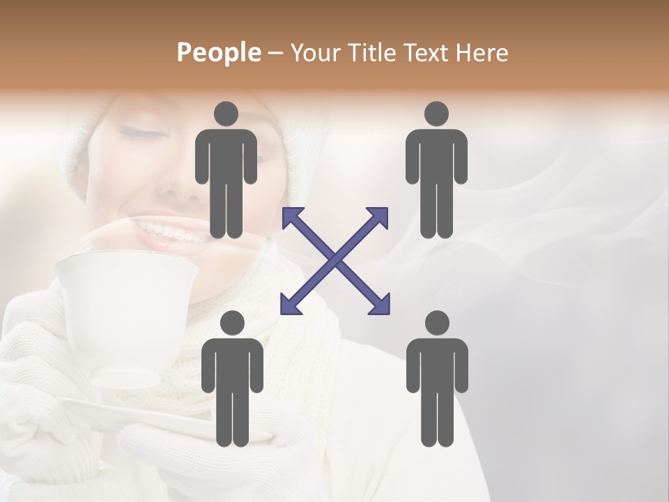 Outdoors Playful Snow PowerPoint Template