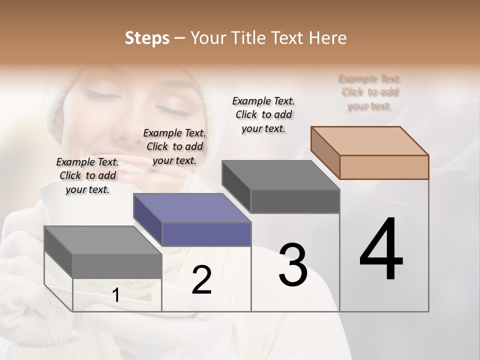 Outdoors Playful Snow PowerPoint Template