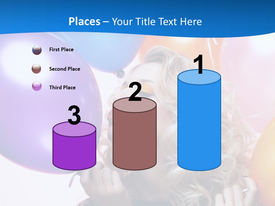 Dress Gorgeous Female PowerPoint Template