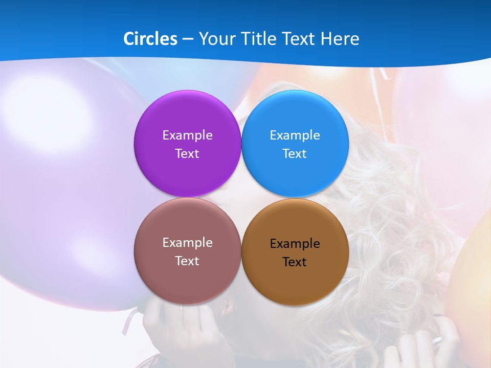 Dress Gorgeous Female PowerPoint Template