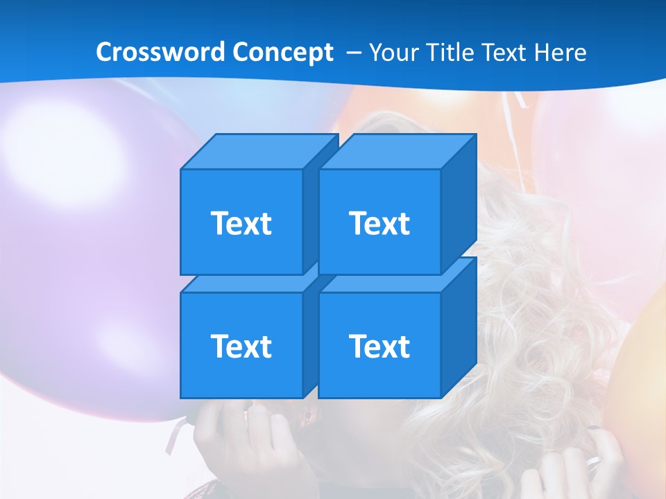 Dress Gorgeous Female PowerPoint Template
