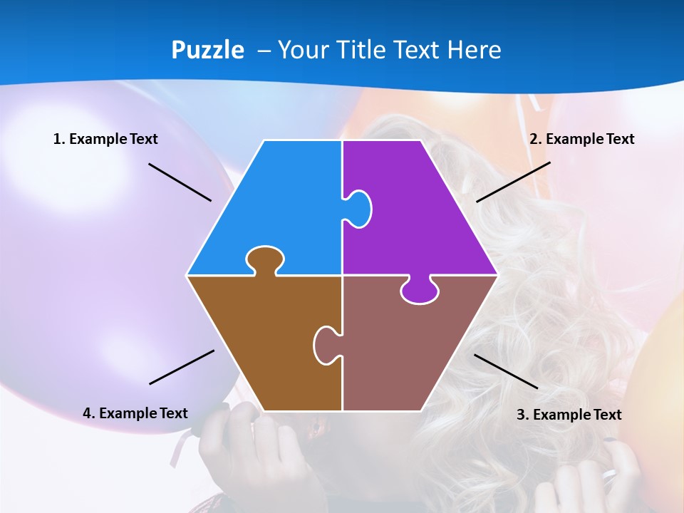 Dress Gorgeous Female PowerPoint Template