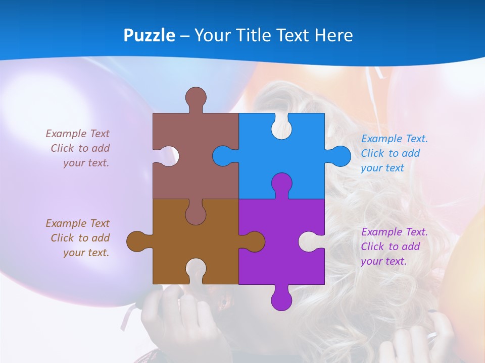 Dress Gorgeous Female PowerPoint Template