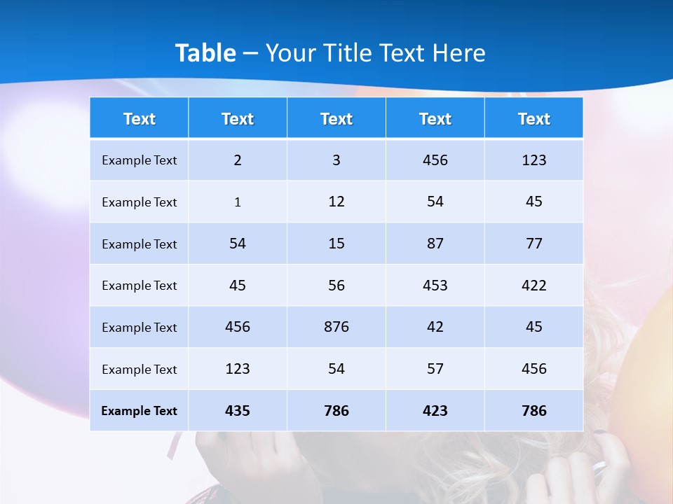 Dress Gorgeous Female PowerPoint Template