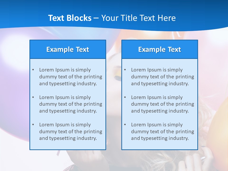 Dress Gorgeous Female PowerPoint Template