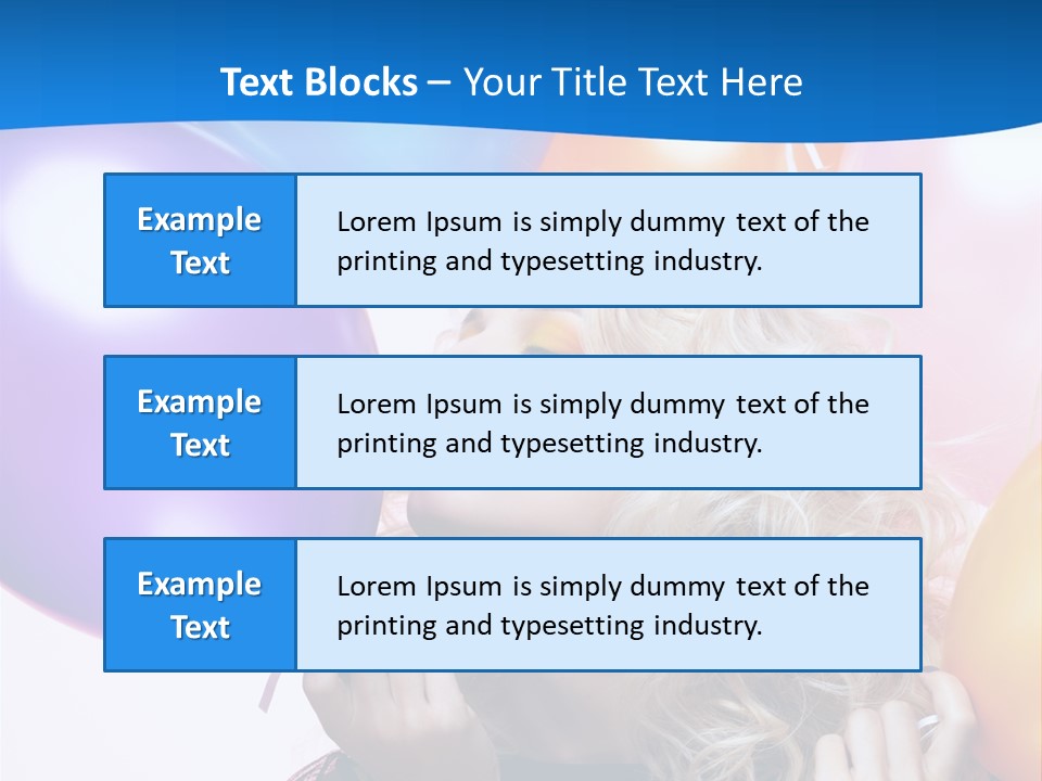 Dress Gorgeous Female PowerPoint Template