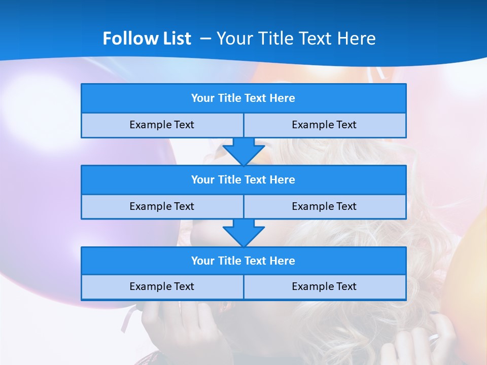 Dress Gorgeous Female PowerPoint Template