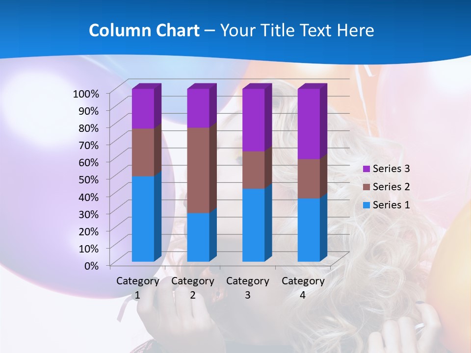 Dress Gorgeous Female PowerPoint Template