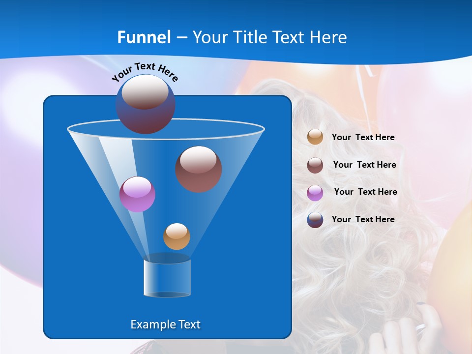 Dress Gorgeous Female PowerPoint Template