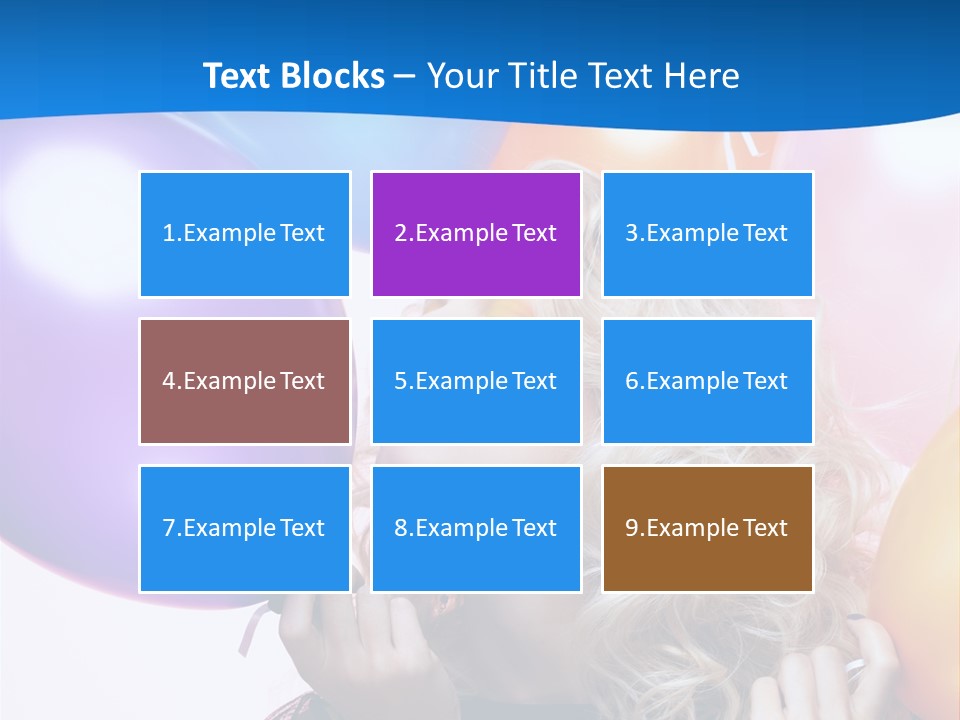 Dress Gorgeous Female PowerPoint Template