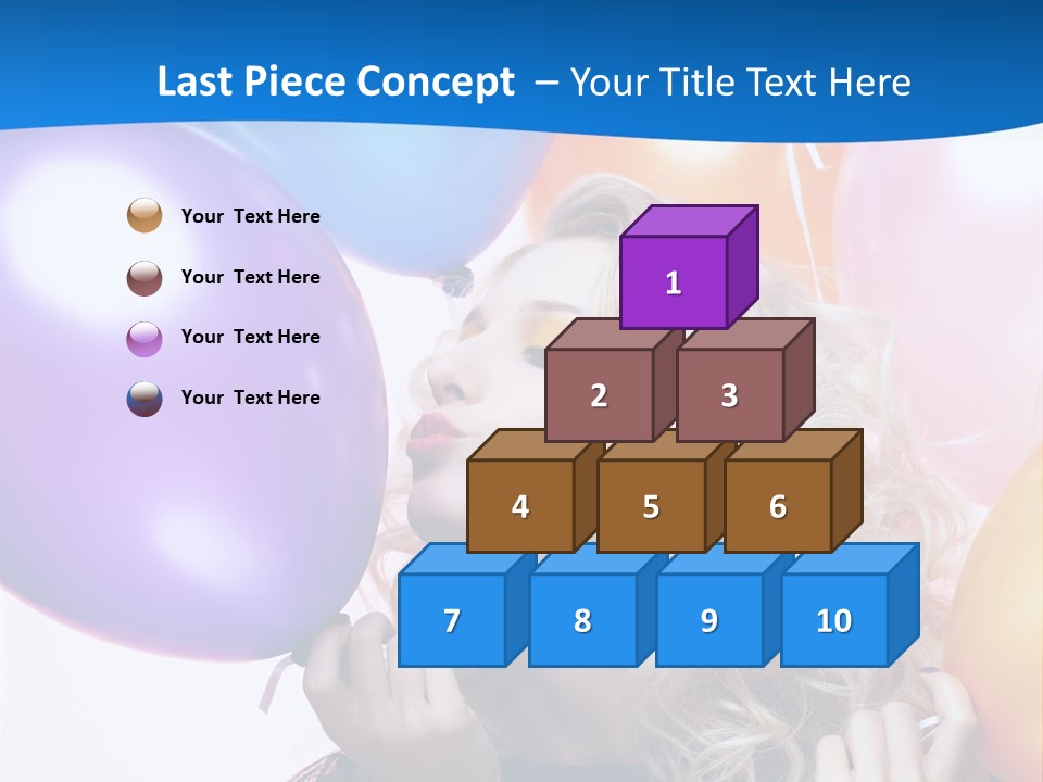 Dress Gorgeous Female PowerPoint Template