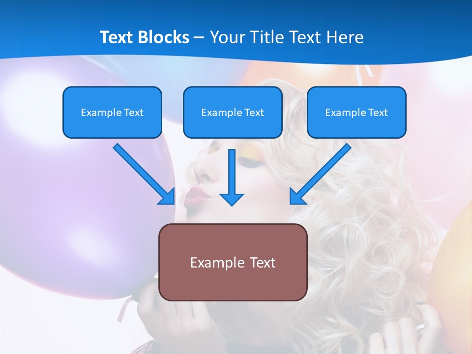 Dress Gorgeous Female PowerPoint Template
