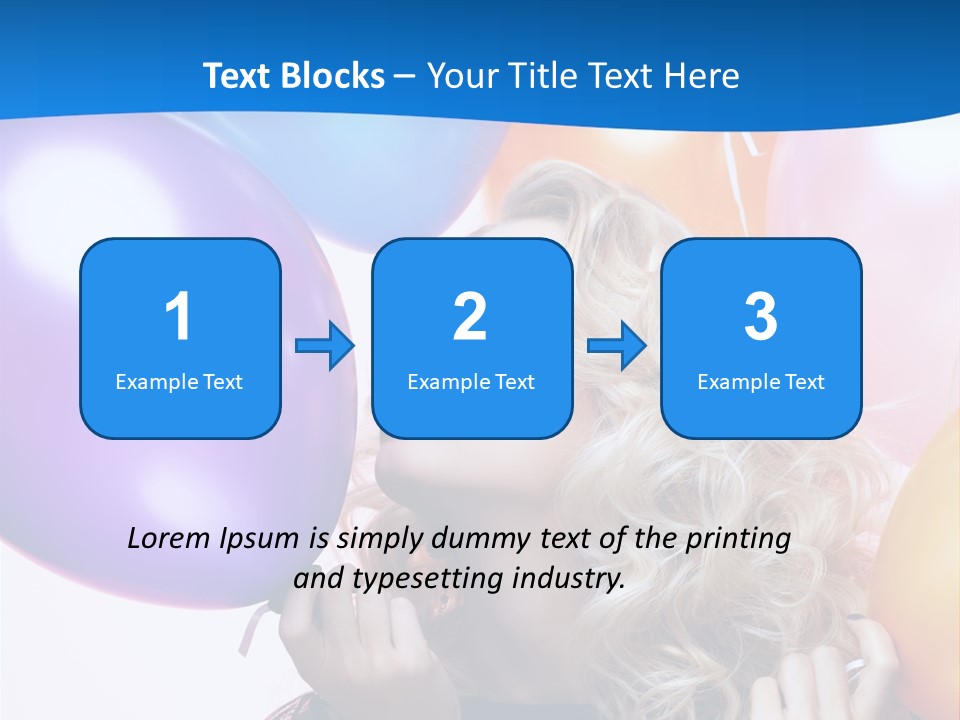Dress Gorgeous Female PowerPoint Template