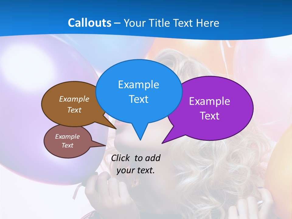 Dress Gorgeous Female PowerPoint Template