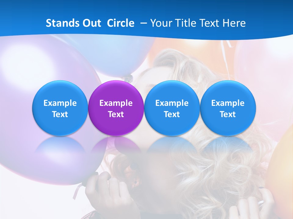 Dress Gorgeous Female PowerPoint Template