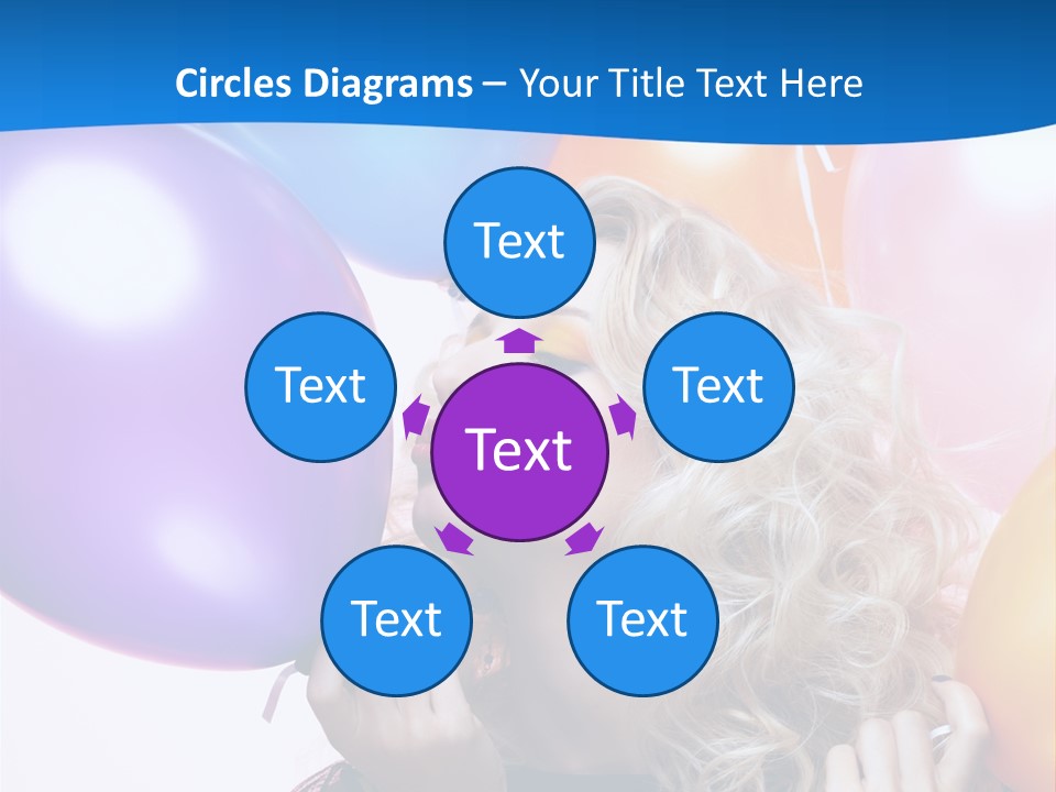 Dress Gorgeous Female PowerPoint Template