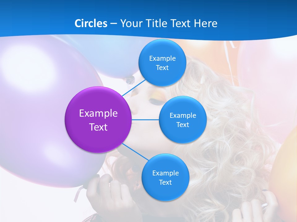 Dress Gorgeous Female PowerPoint Template