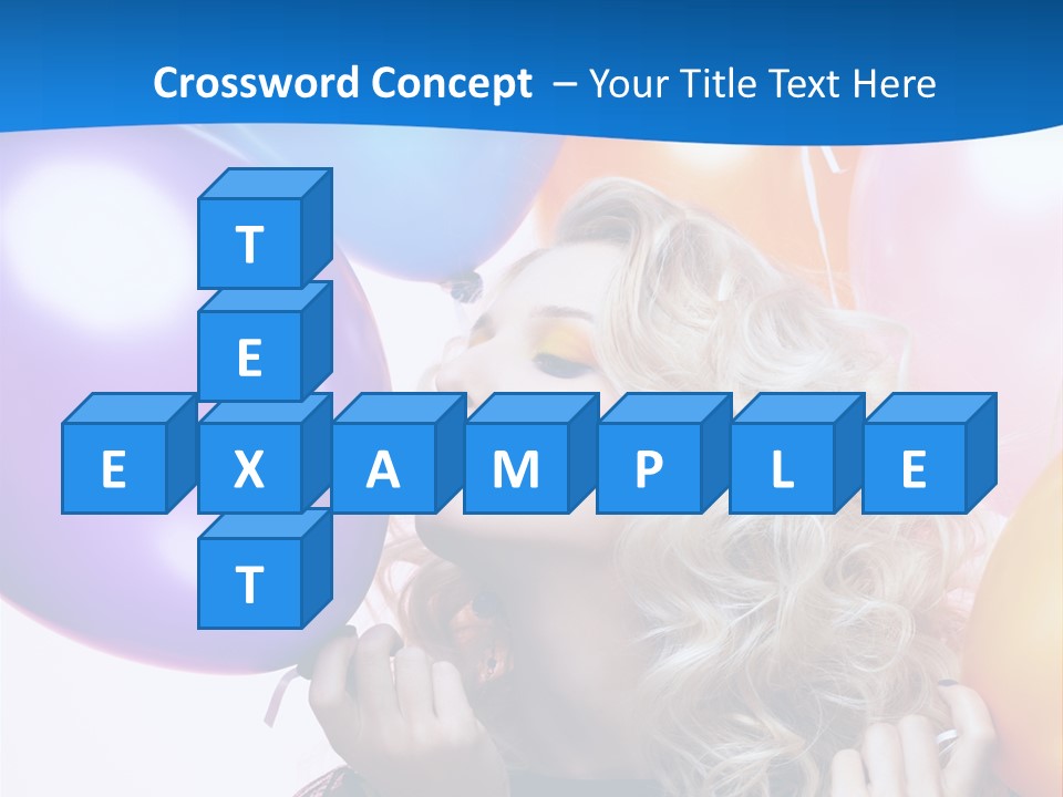 Dress Gorgeous Female PowerPoint Template