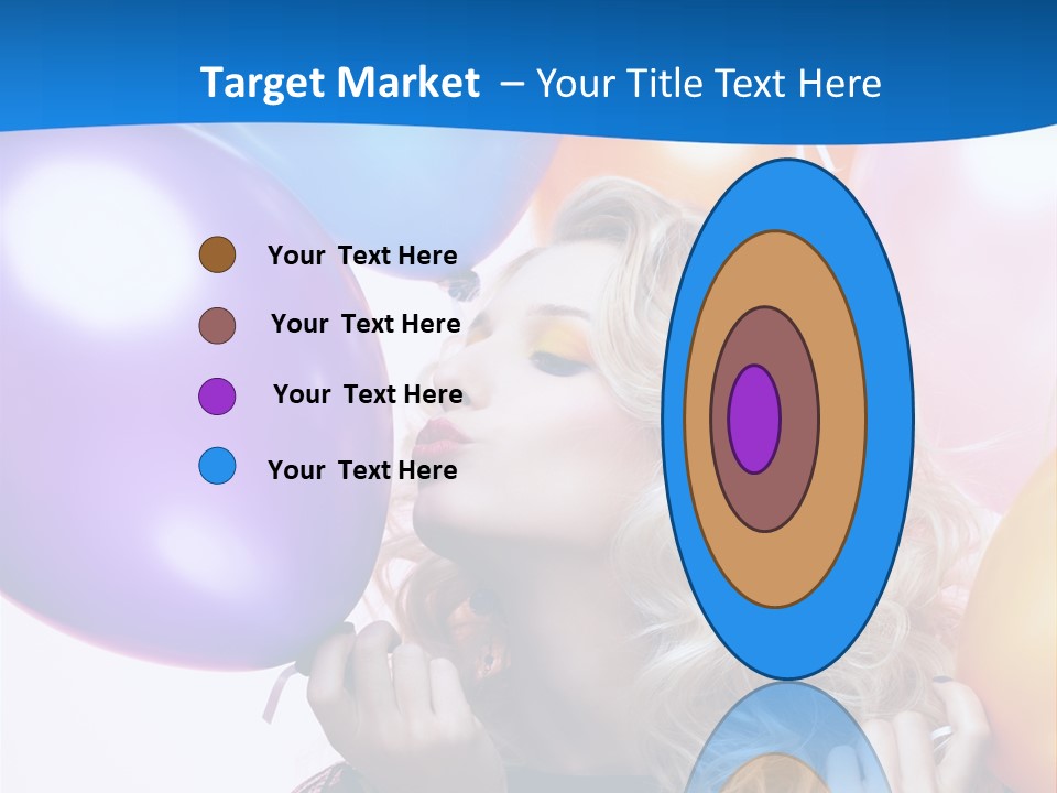 Dress Gorgeous Female PowerPoint Template