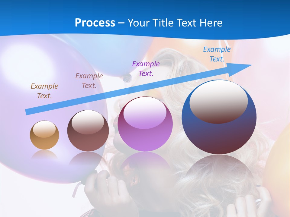 Dress Gorgeous Female PowerPoint Template