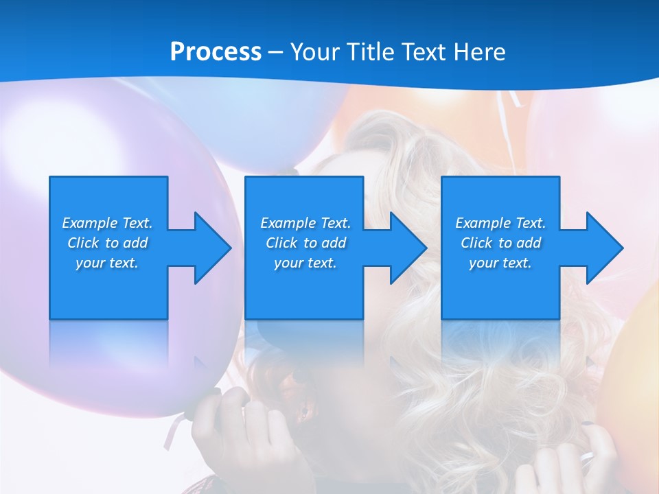 Dress Gorgeous Female PowerPoint Template